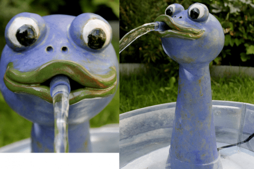 Wasserspeier-Frosch-Brunnen